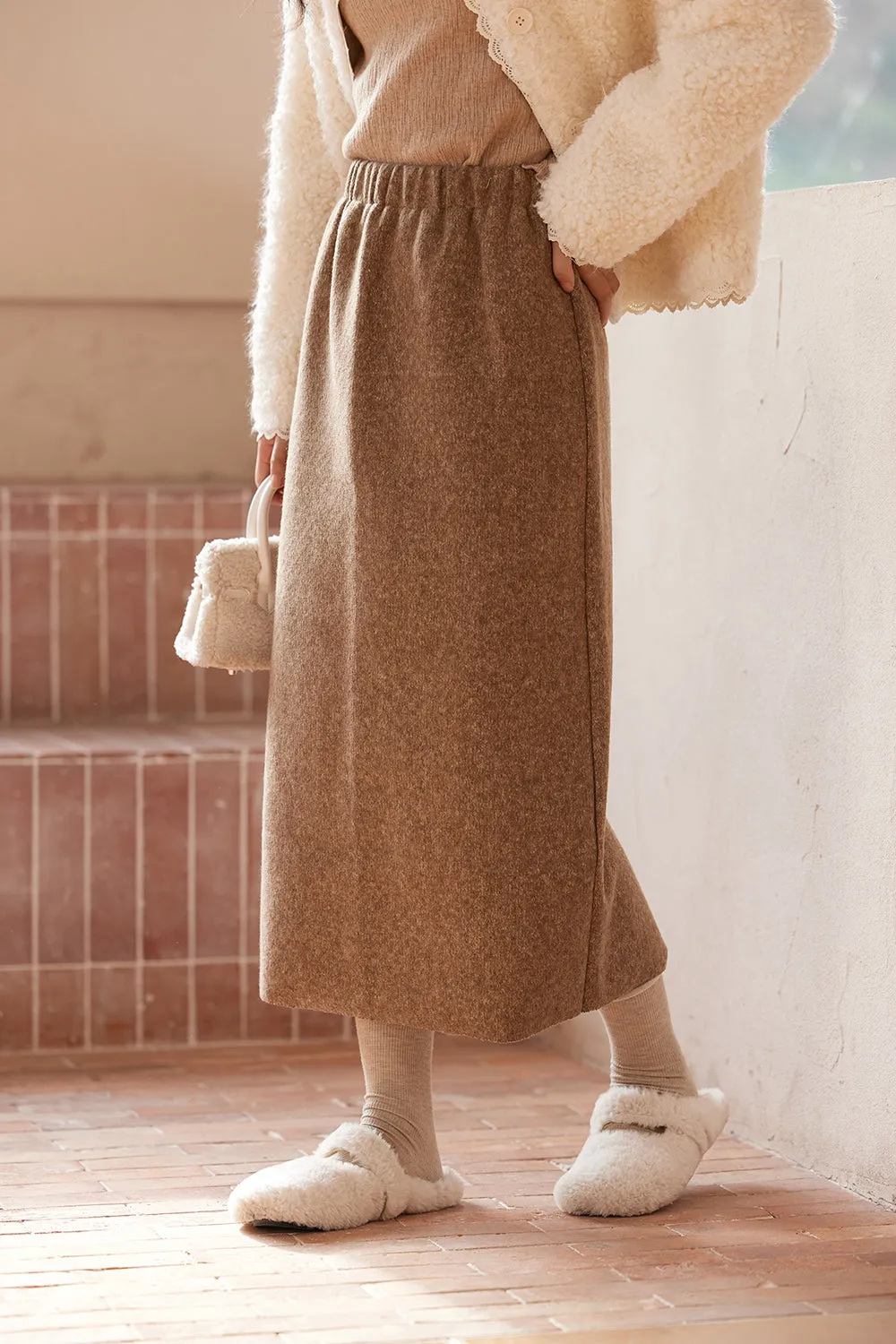 A Line Maxi Skirt for Women