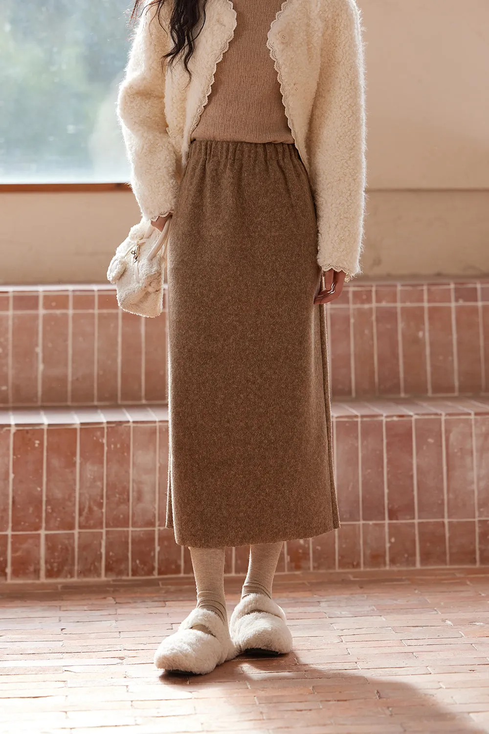 A Line Maxi Skirt for Women