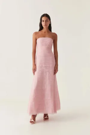 Aje Soundscape Maxi Dress - Chalk Pink