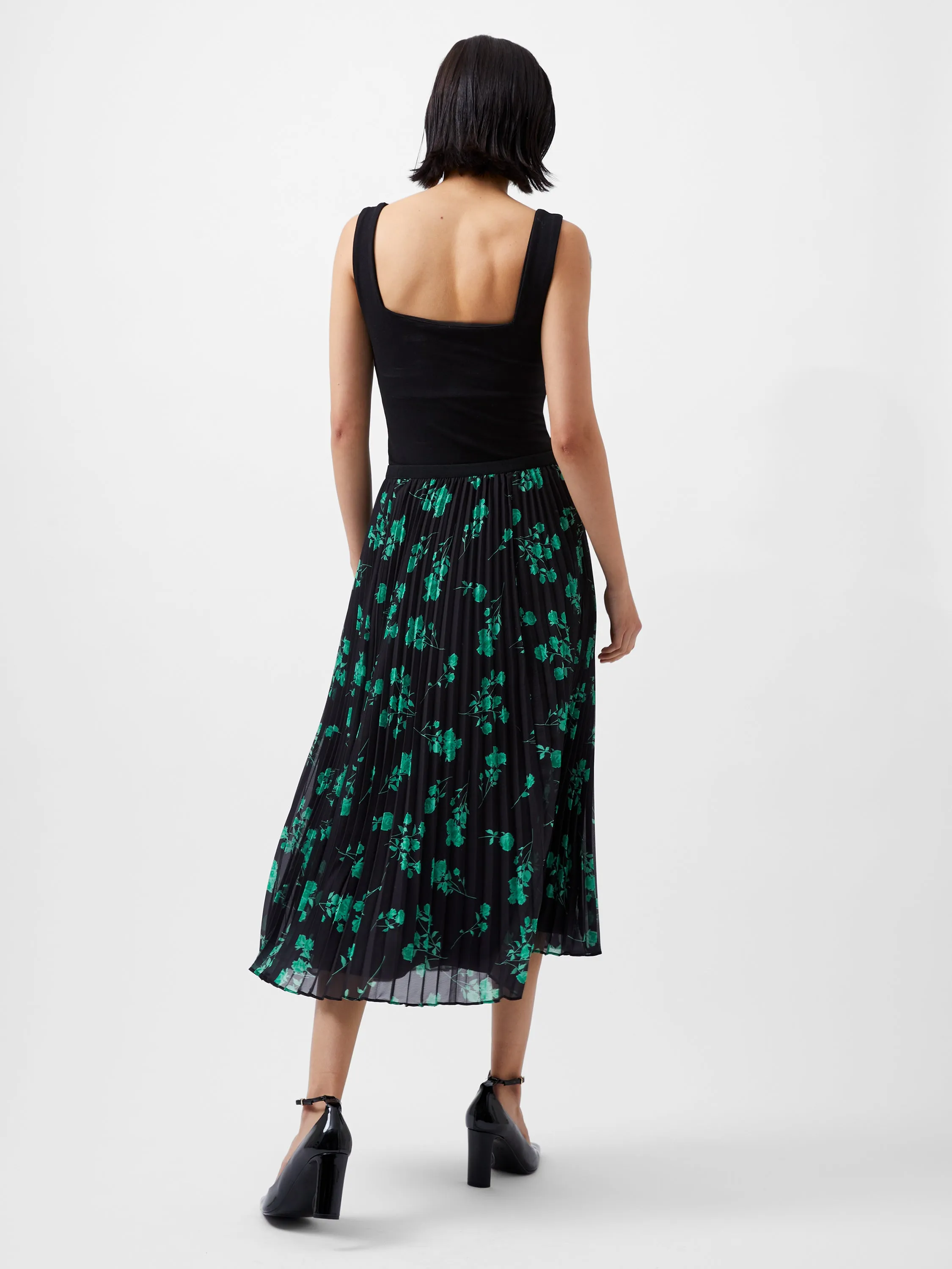 Alessandra Recycled Pleated Skirt