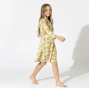 Apple Orchard Bamboo Girls' Long Sleeve Dress