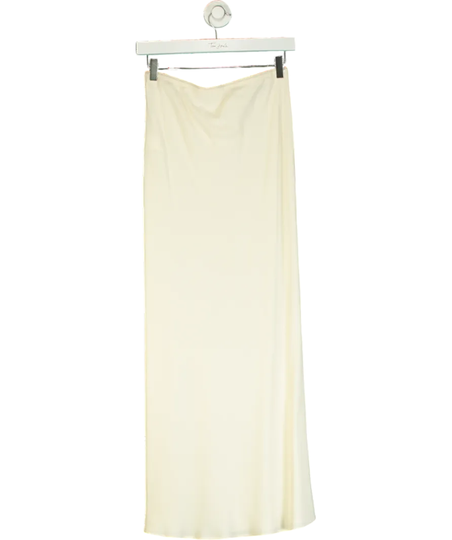 Arket Cream Drape Maxi Skirt UK 8