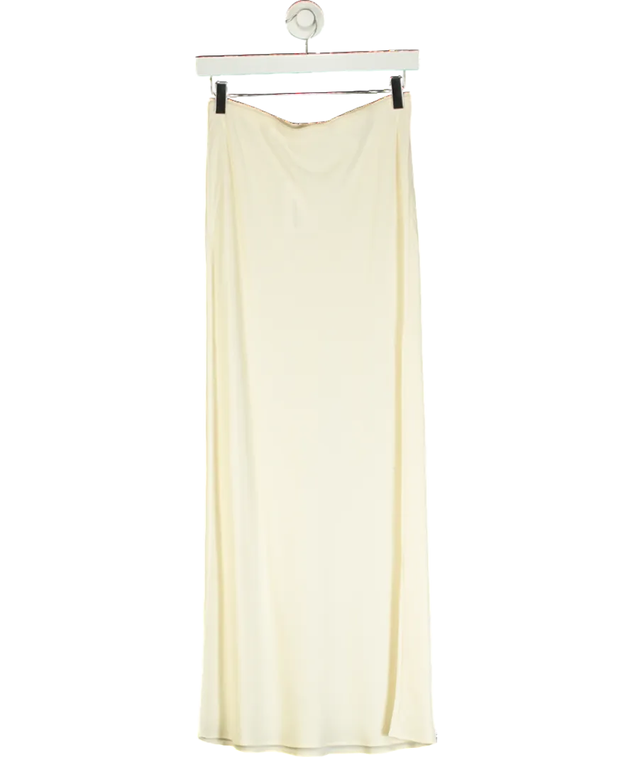 Arket Cream Drape Maxi Skirt UK 8