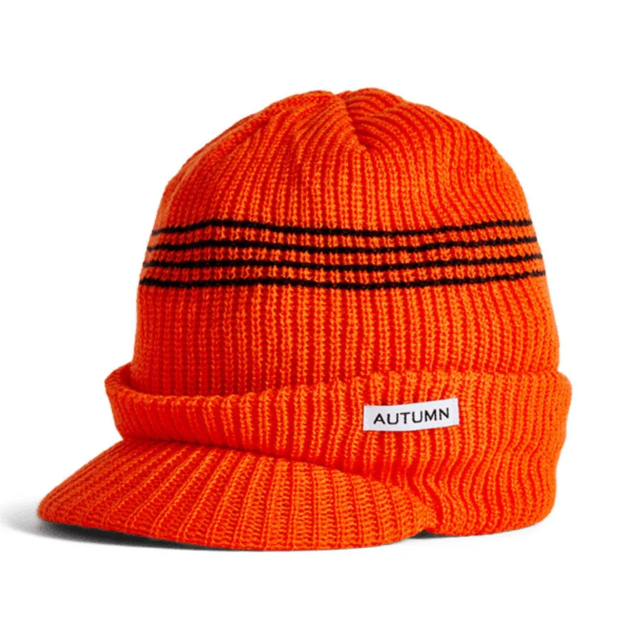 Autumn Visor Beanie Safety Orange 2025