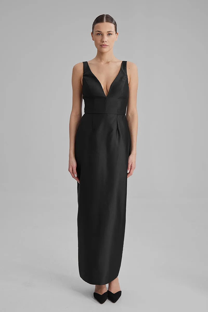 AVA BLACK MAXI DRESS