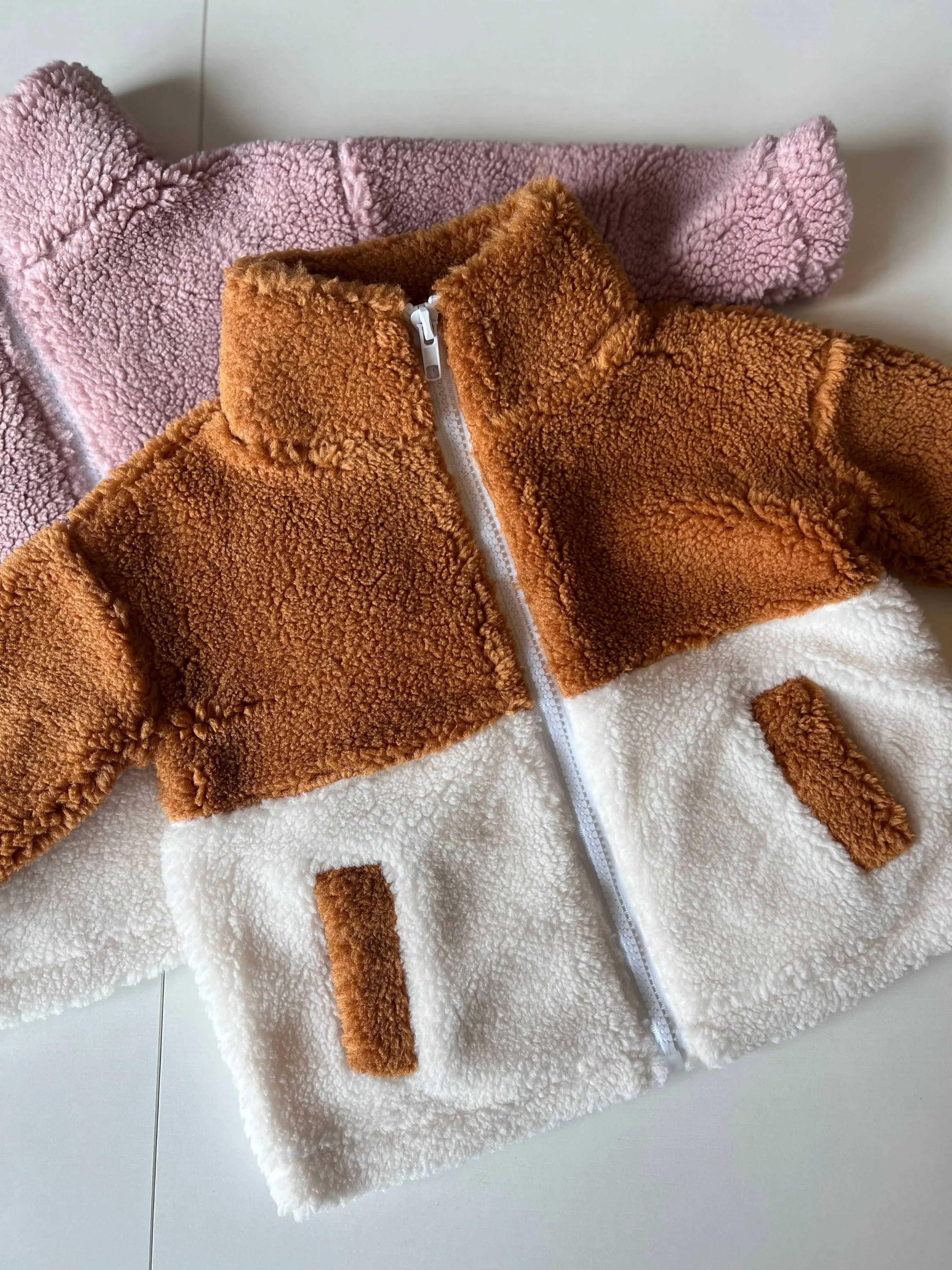 Babysprouts - Sherpa Jacket in Caramel