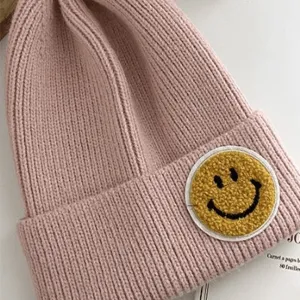 Beanie - Smiley - Pink