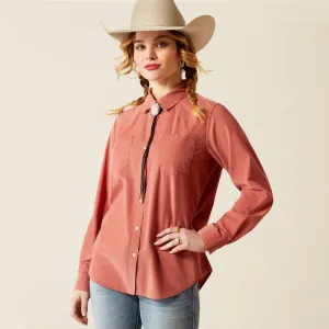 Billie Jean Corded Shirt- Light Mahogany