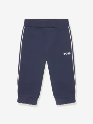 BOSS Baby Boys Logo Joggers In Navy