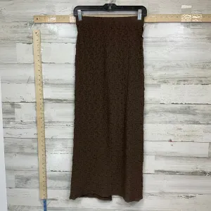 Brown Skirt Maxi All Row, Size S