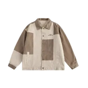 Corduroy Patchwork Jacket