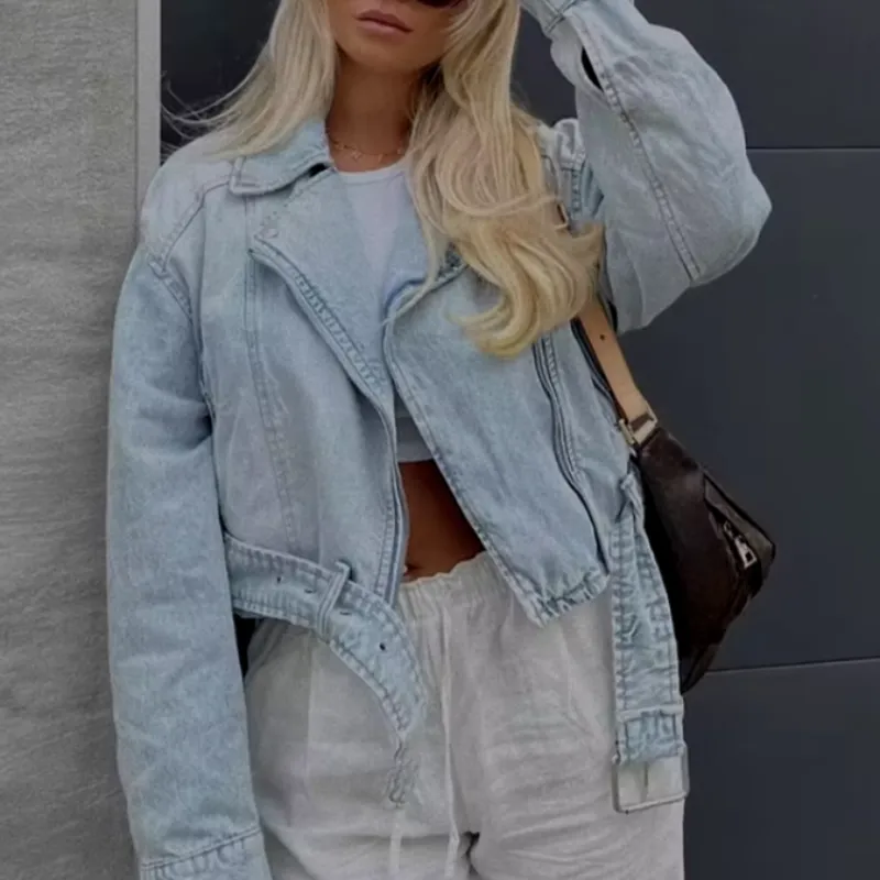 Darling Denim Cropped Jacket