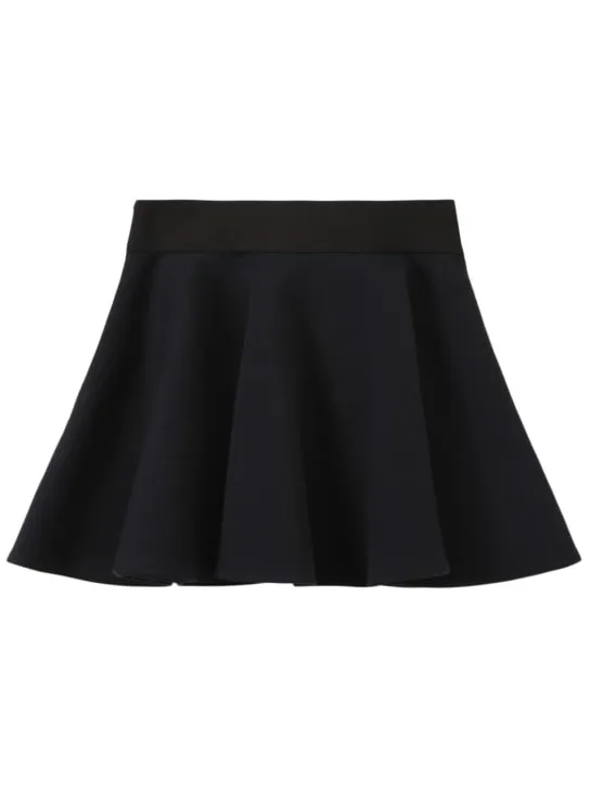 Dolce&amp;Gabbana   Cotton mini skirt w/logo 