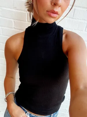 DOUBLE LAYER RIBBED TURTLENECK