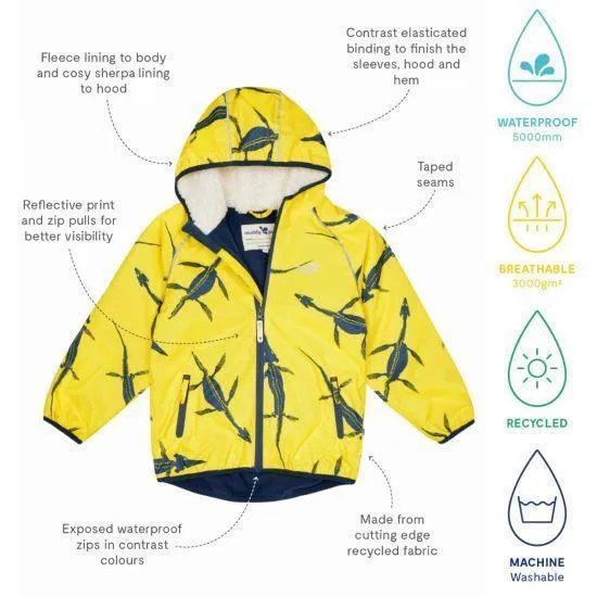 EcoSplash Jacket (Yellow Ichthyossaurus)