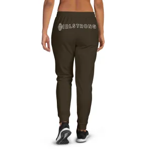 ELEVATED ESSENTIALS, GS LOGO FLEECE JOGGERS ESPRESSO