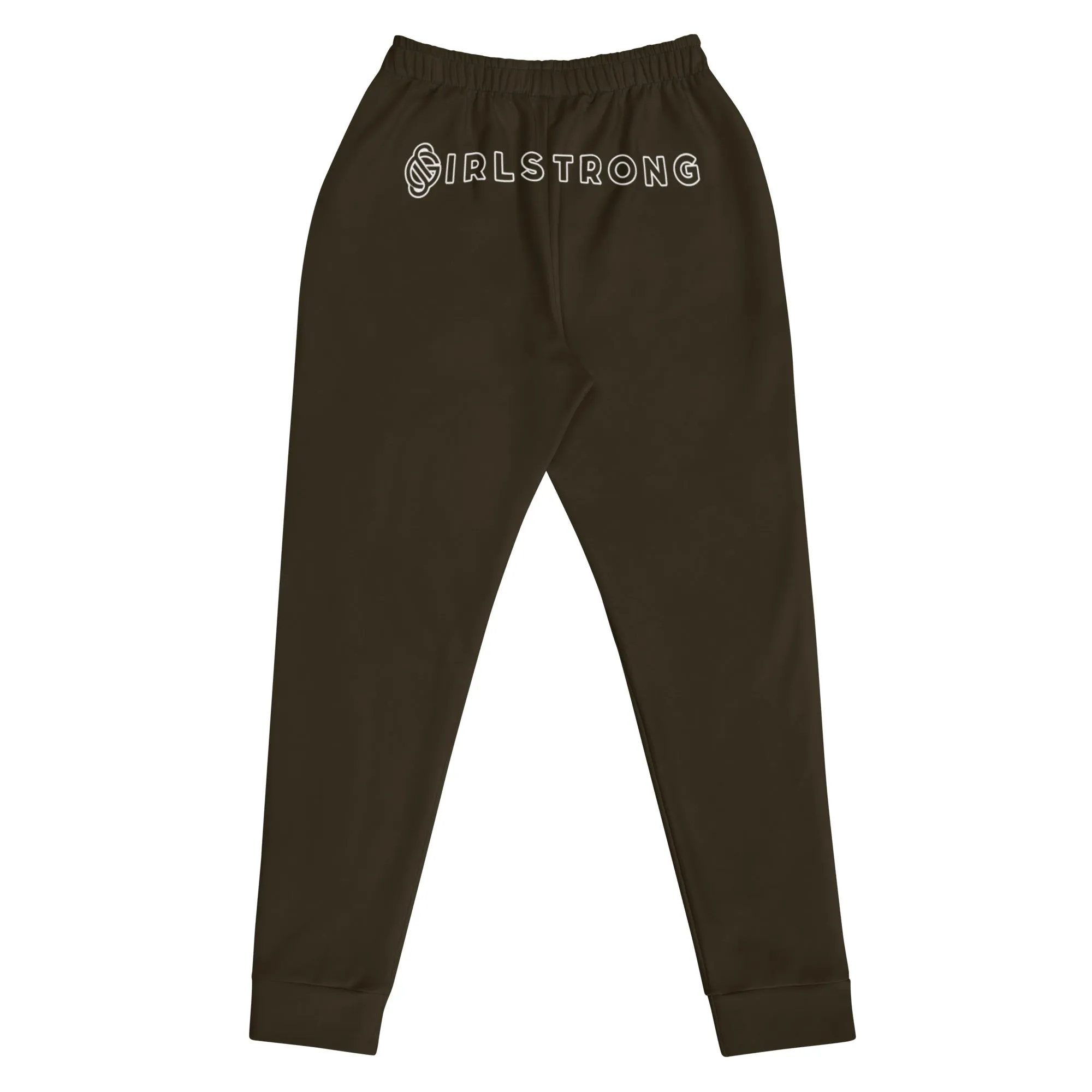 ELEVATED ESSENTIALS, GS LOGO FLEECE JOGGERS ESPRESSO