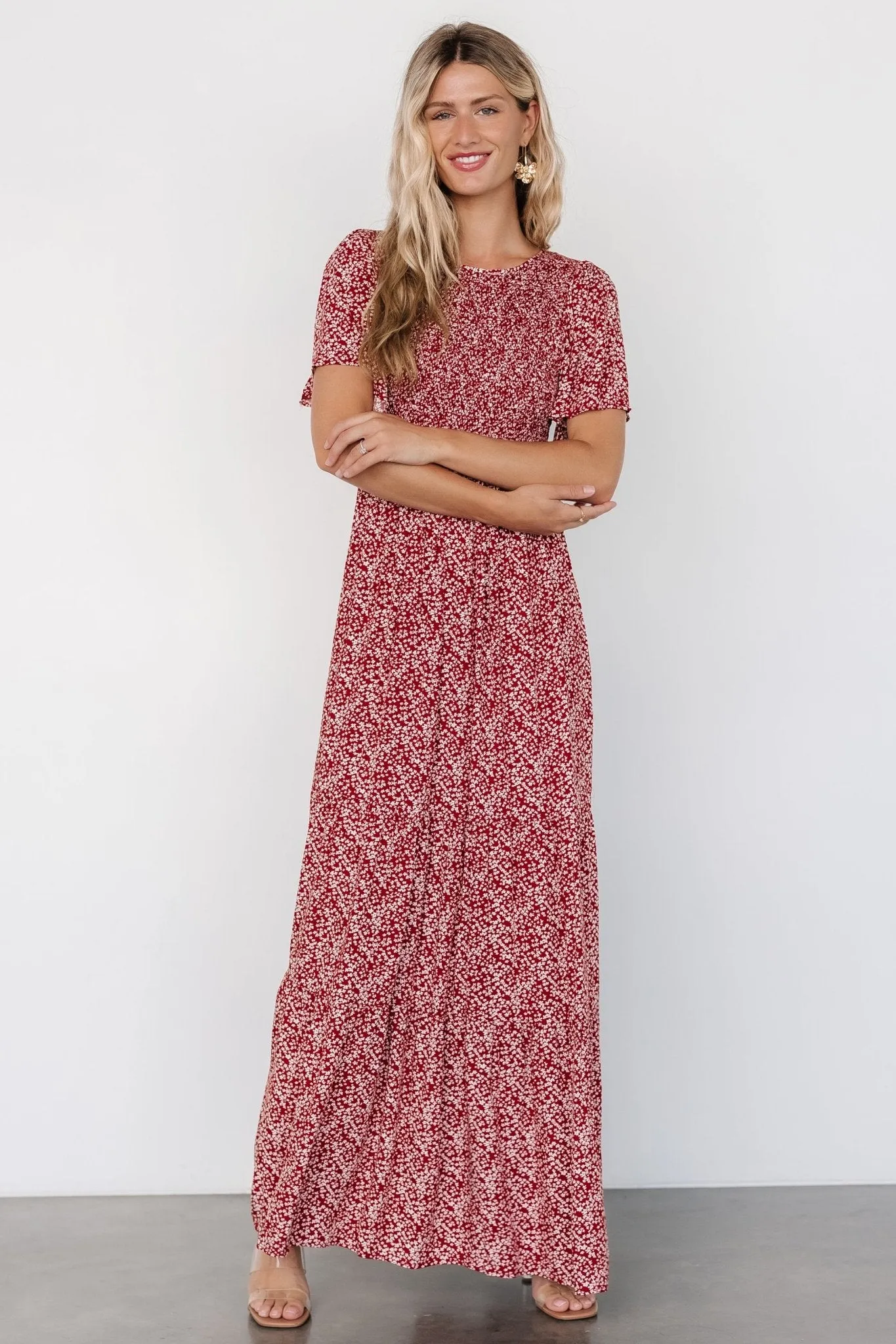 Eliza Maxi Dress | Rust Print