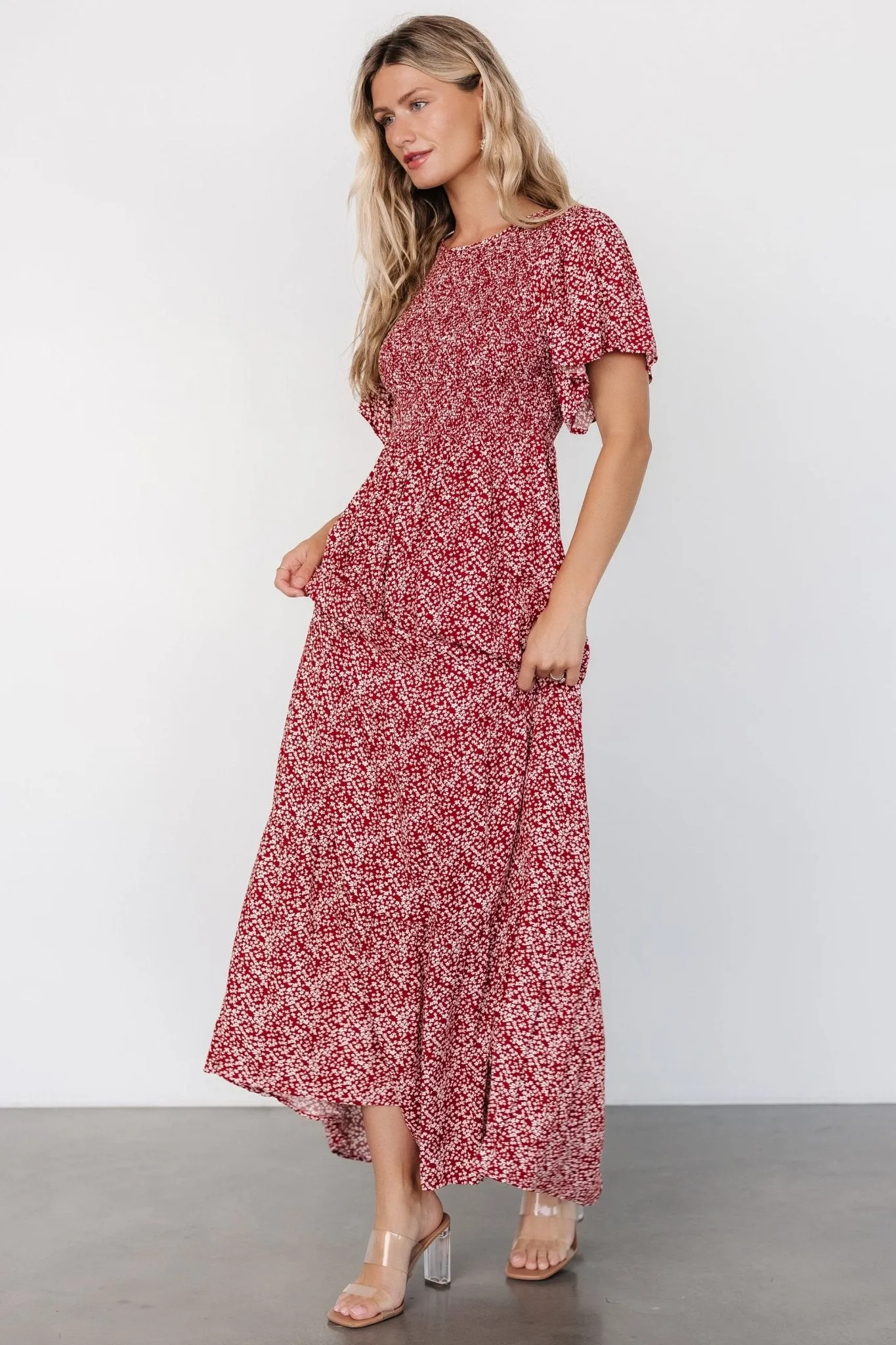 Eliza Maxi Dress | Rust Print