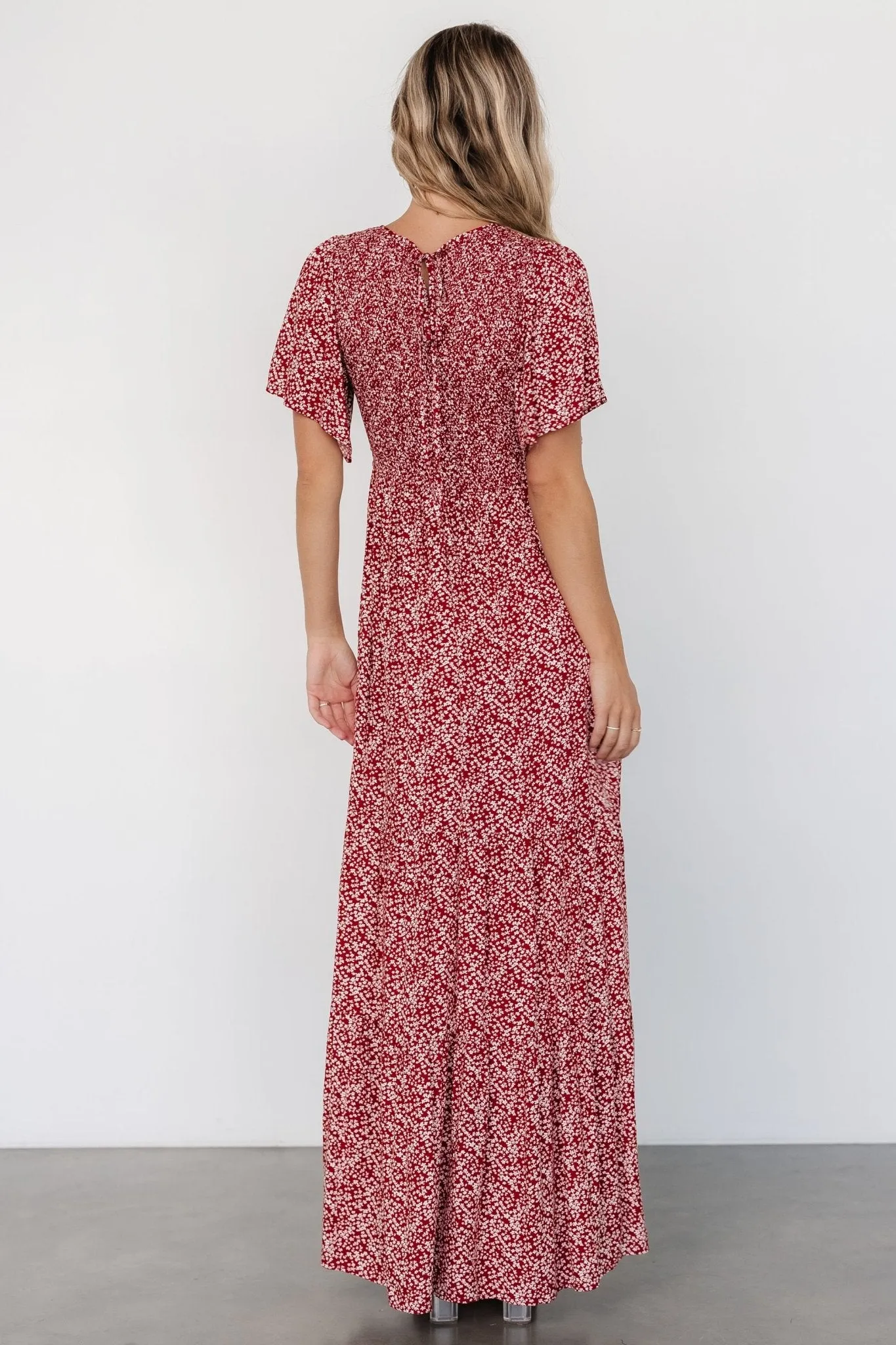 Eliza Maxi Dress | Rust Print