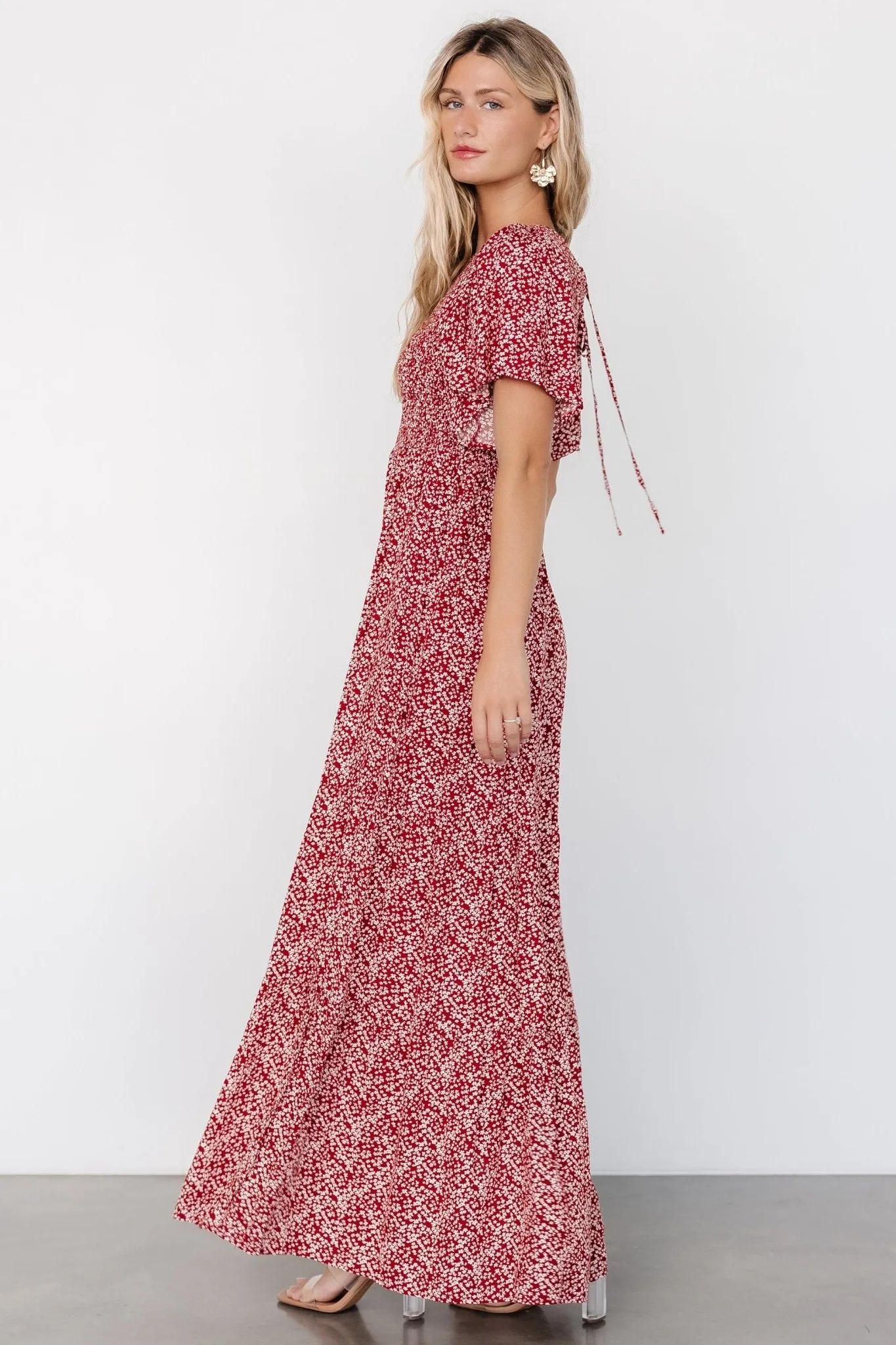 Eliza Maxi Dress | Rust Print