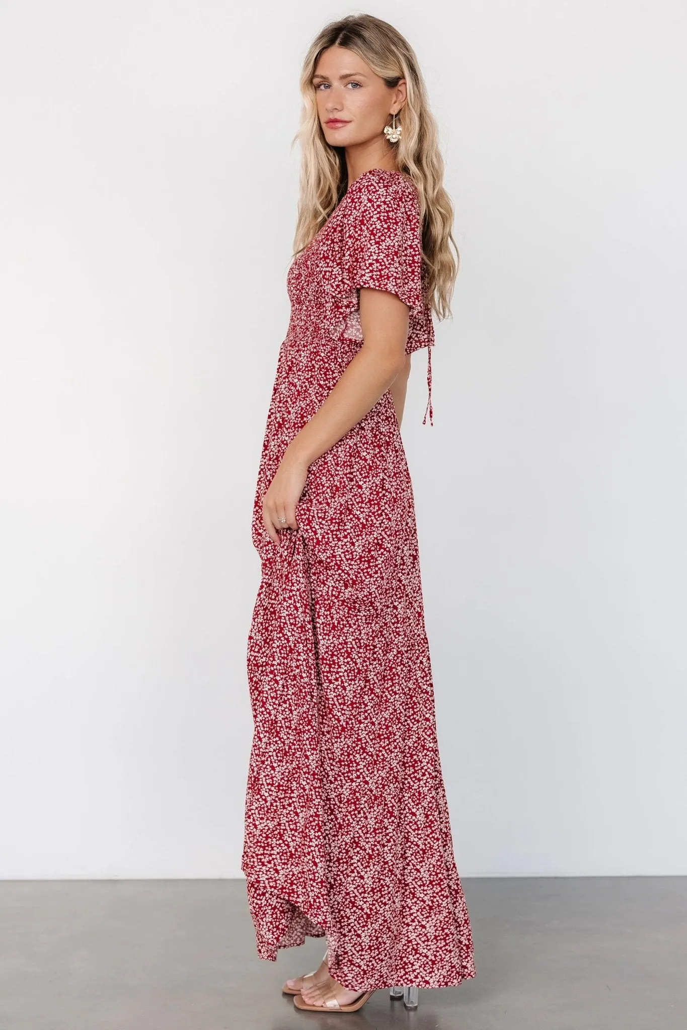 Eliza Maxi Dress | Rust Print