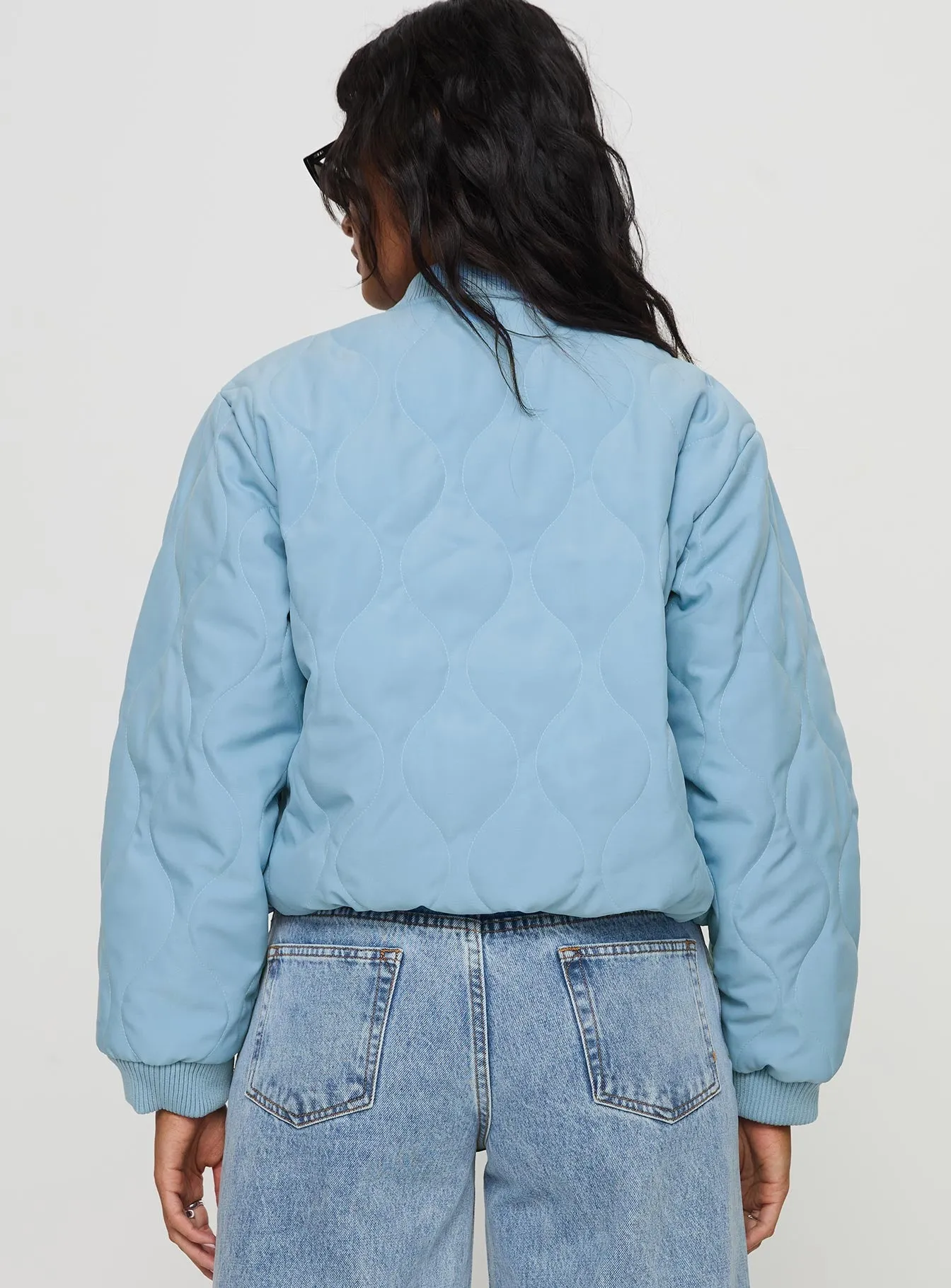 Fashionkova Qwynne Quilted Jacket Blue