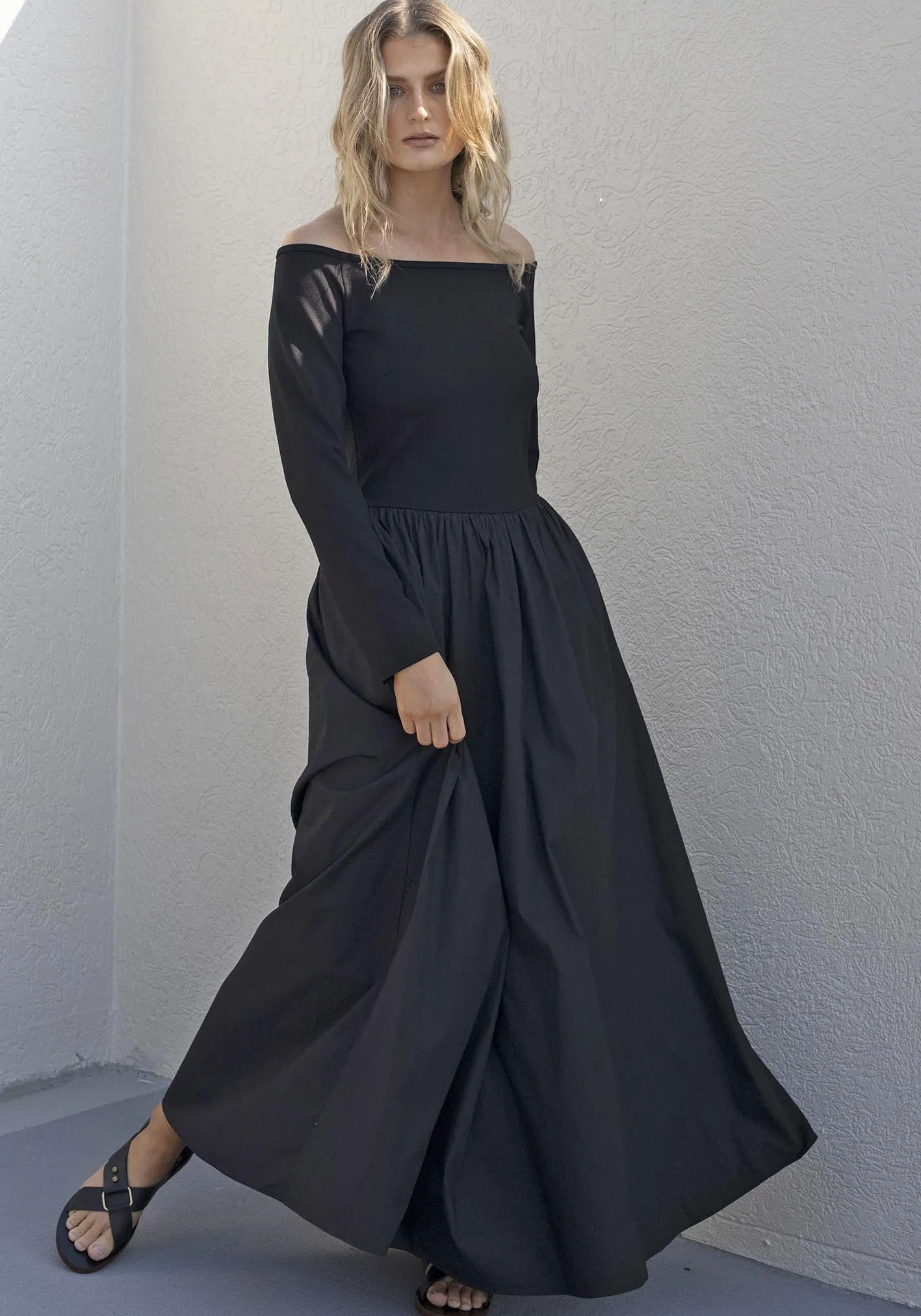 Fifth Avenue Black Maxi Dress