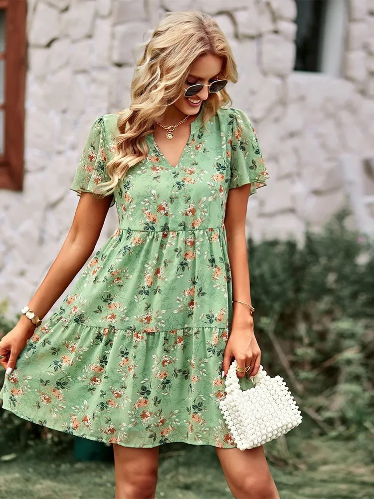 Floral Lightweight Dress for Women | Elaine