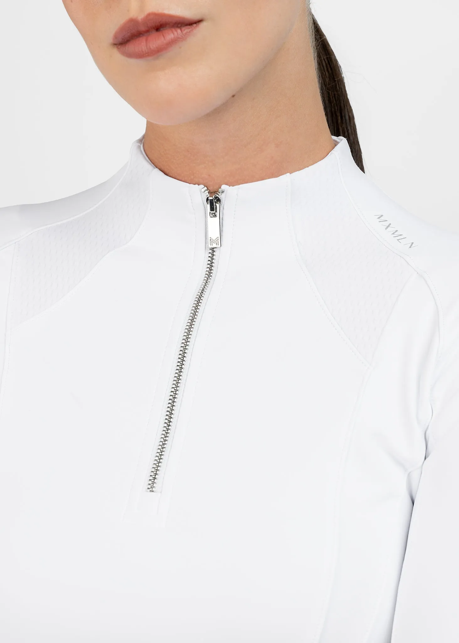 Frame Long Sleeve Base Layer (White)