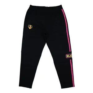 Game Day Joggers - Black/Pink/Yellow