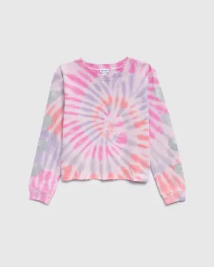 Girls Rainbow Foil Sweatshirt