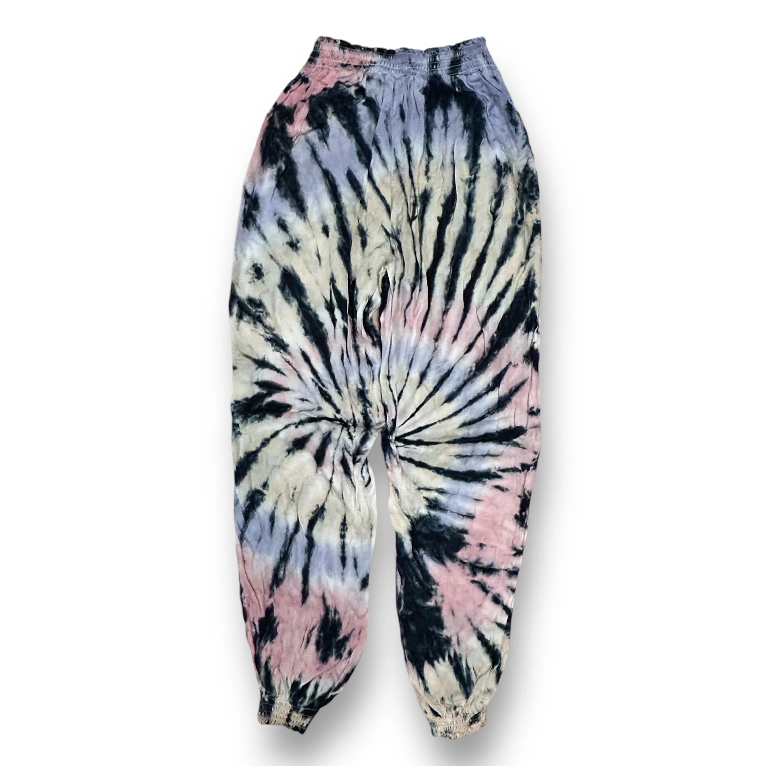 Girls Vintage Havana Size L 14/16 Tie Dye Elastic Waist Joggers