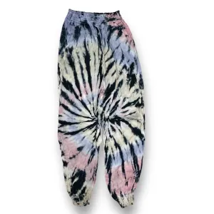 Girls Vintage Havana Size L 14/16 Tie Dye Elastic Waist Joggers