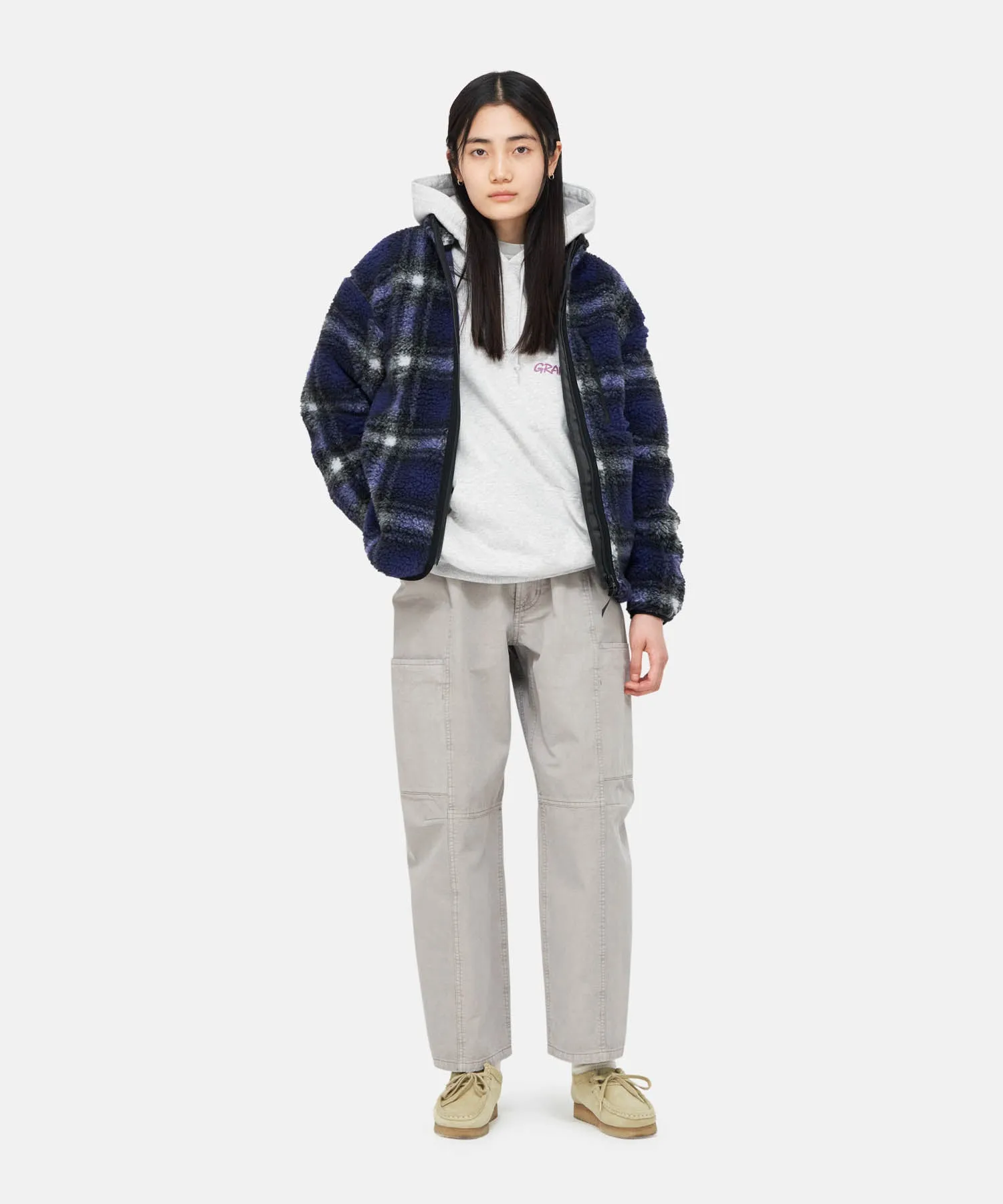 Gramicci Shadow Plaid Sherpa Jacket