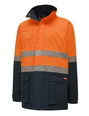 Hard Yakka Core Hi-Vis 2 Tone Taped Quilted Waterproof Jacket (Y06685)