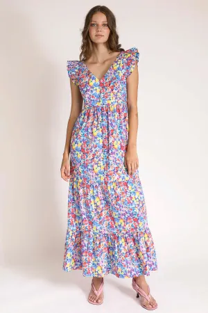 Heather Ruffle Maxi Dress