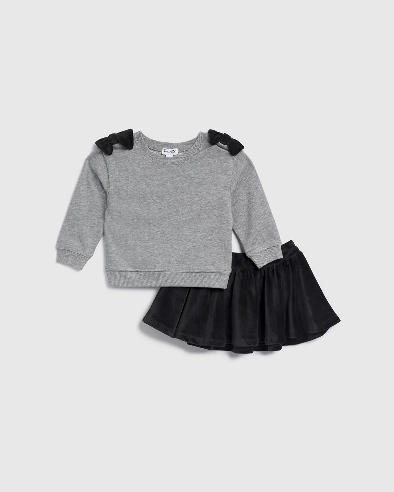 Infant Girl Bow Skirt Set