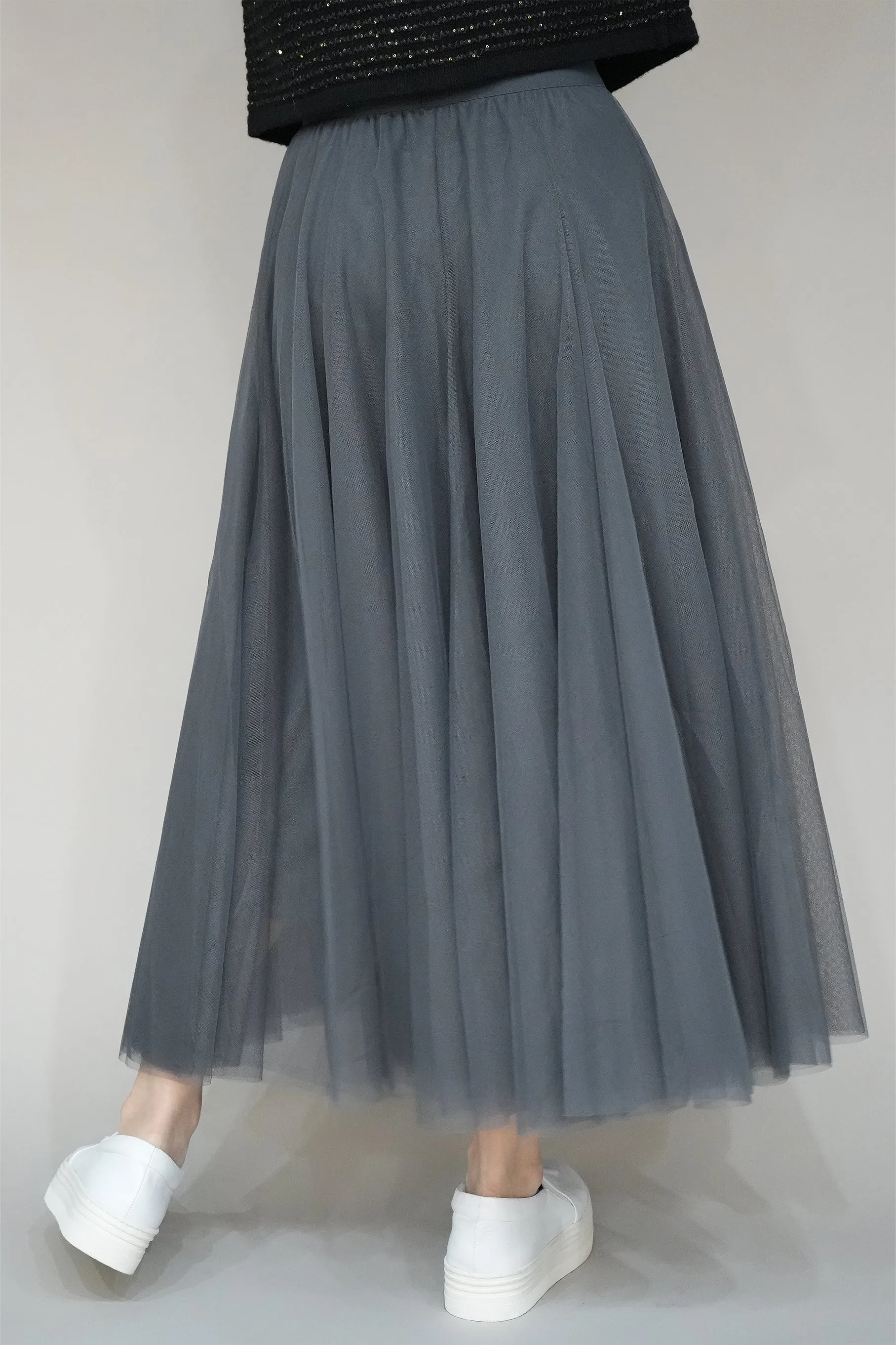 Jacqueline Skirt, Charcoal