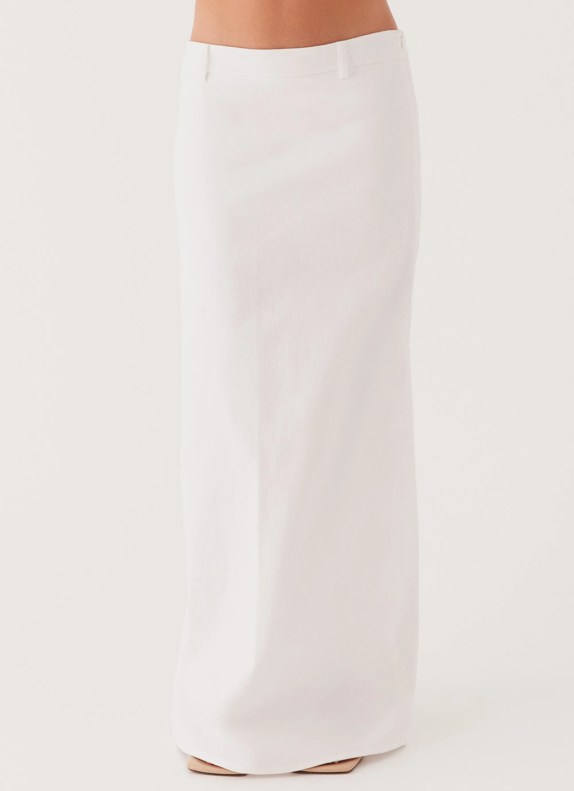 Jaslyn Maxi Skirt - White