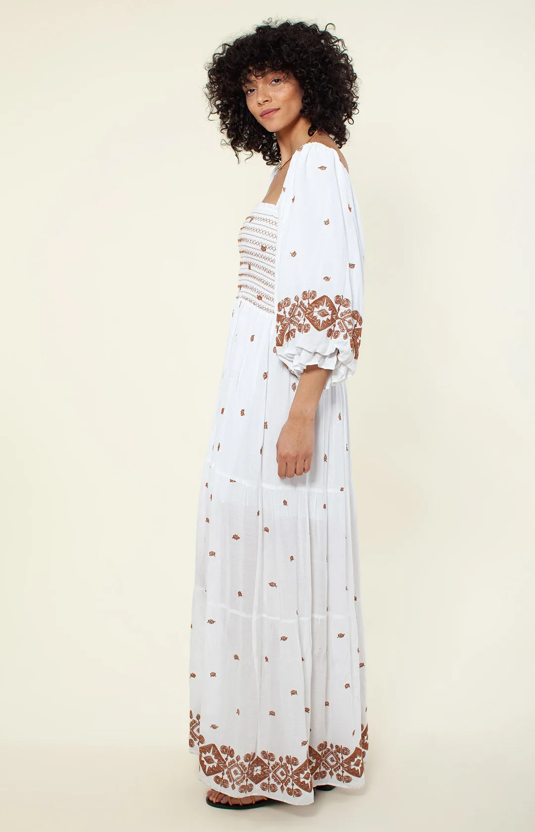 Jayden Embroidered Maxi Dress