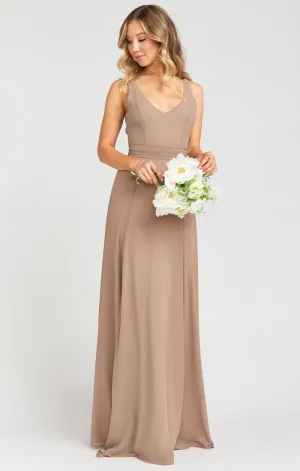 Jenn Maxi Dress ~ Dune Chiffon