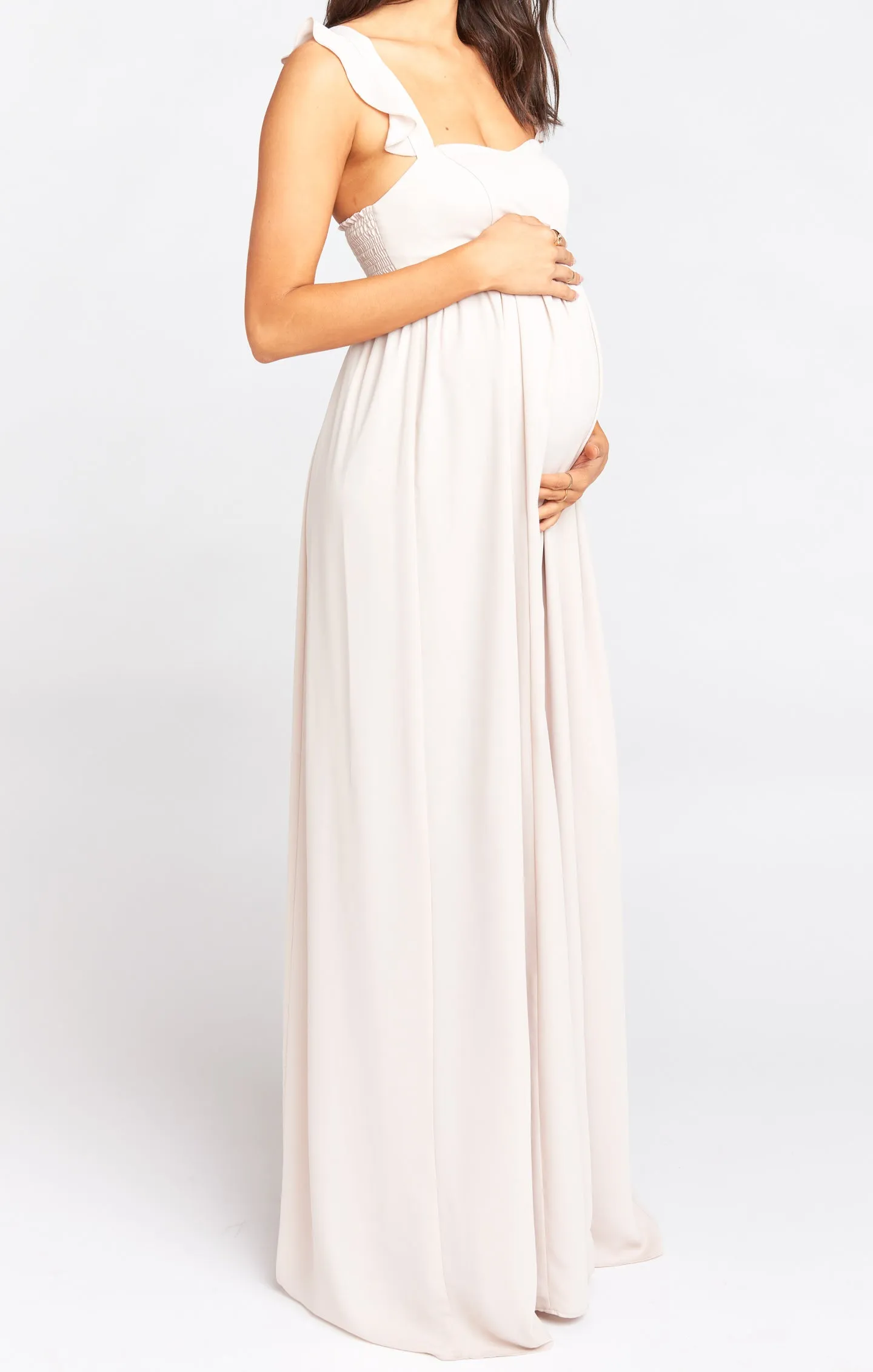 June Maxi Dress ~ Show Me the Ring Crisp