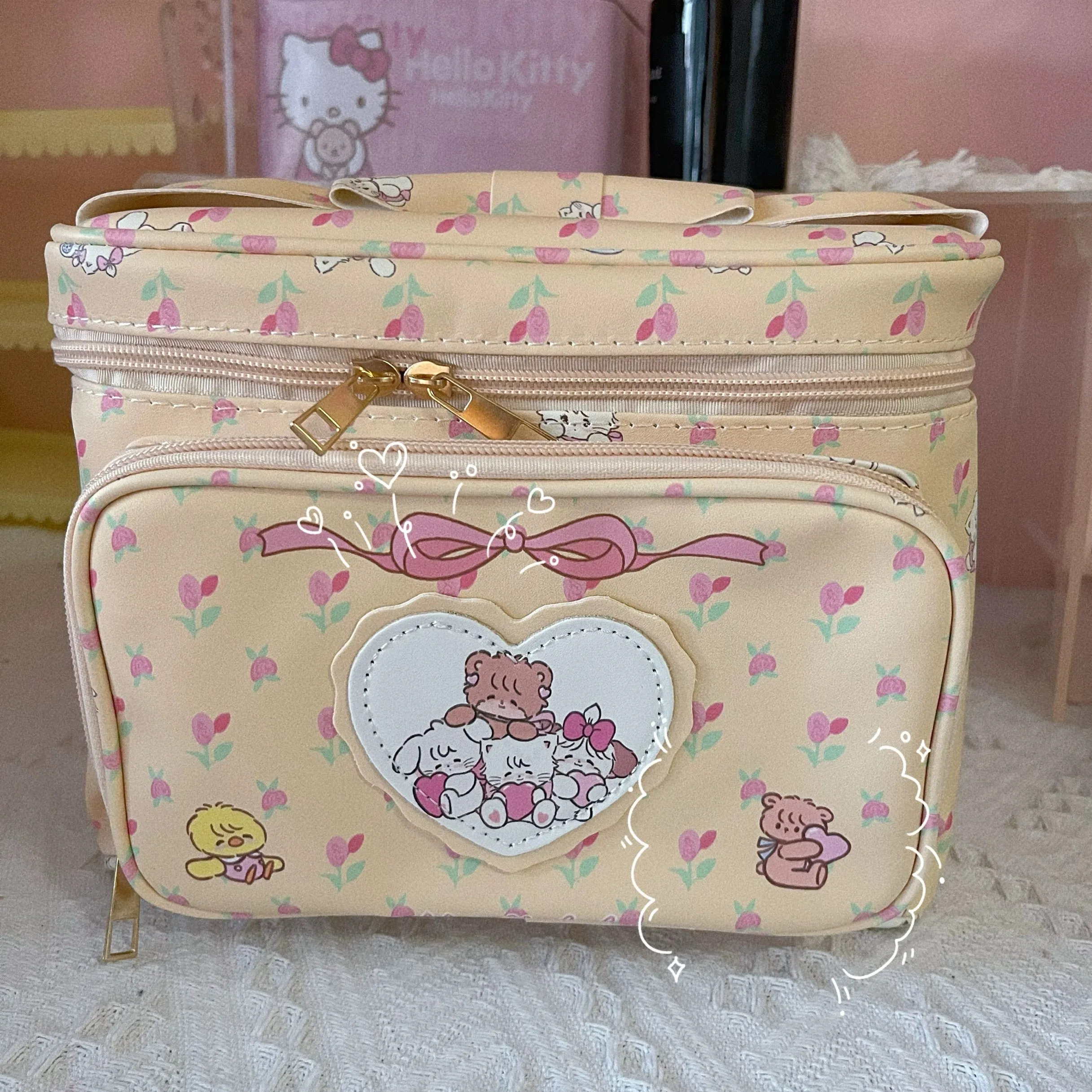 Kawaii Mikko Multi-Layer Makeup Bag