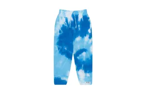 Kids Lightweight Tie Dye Joggers in Blue Sky