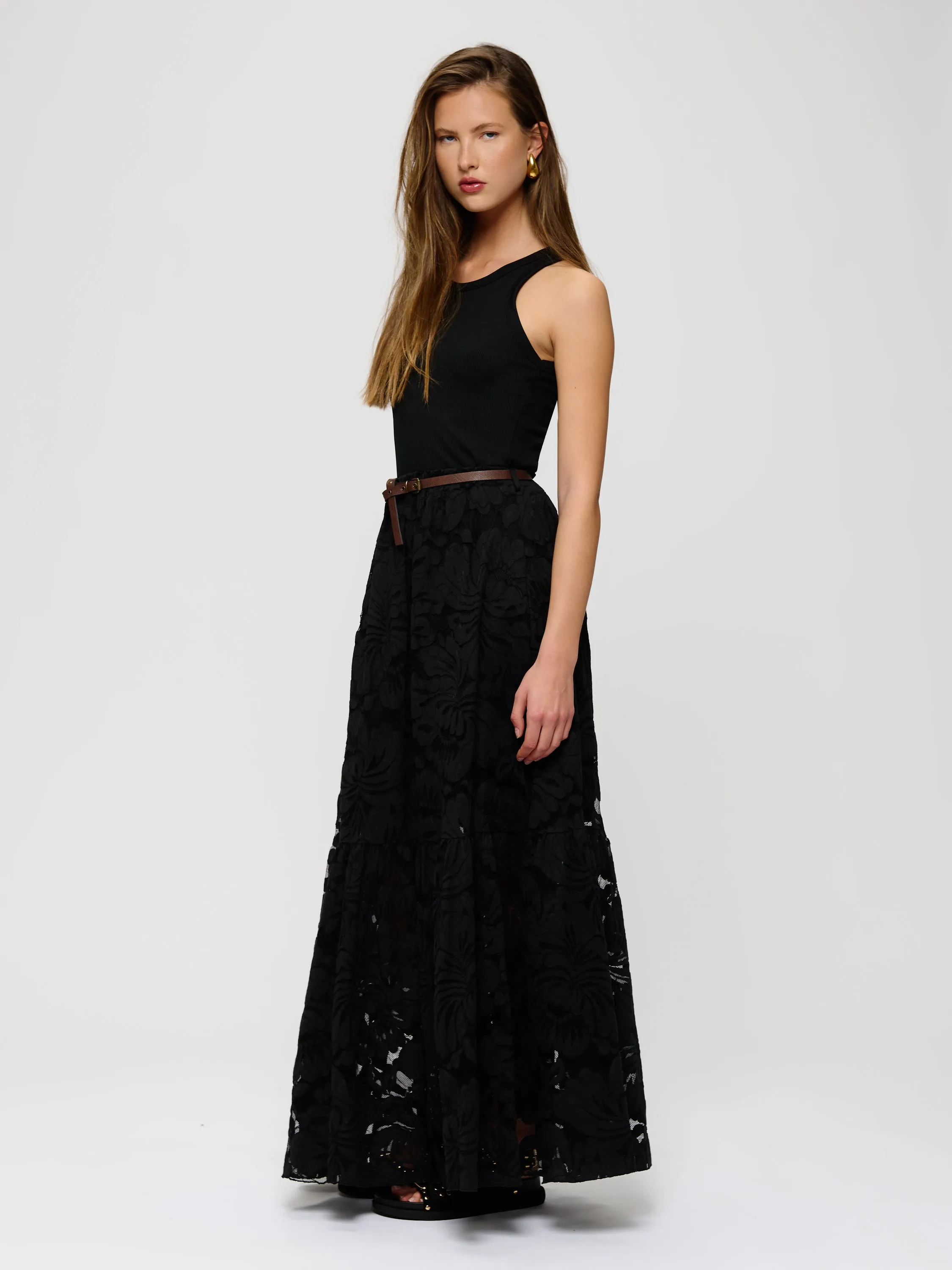 Lace Maxi Skirt