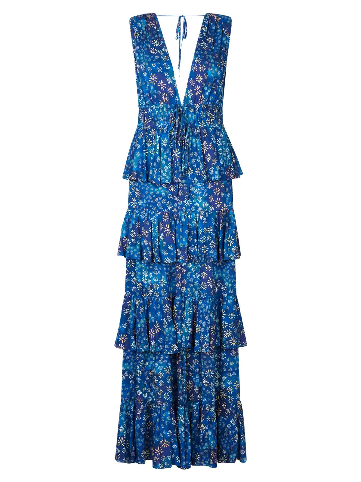 Laetitia Midnight Constellation Print Maxi Dress