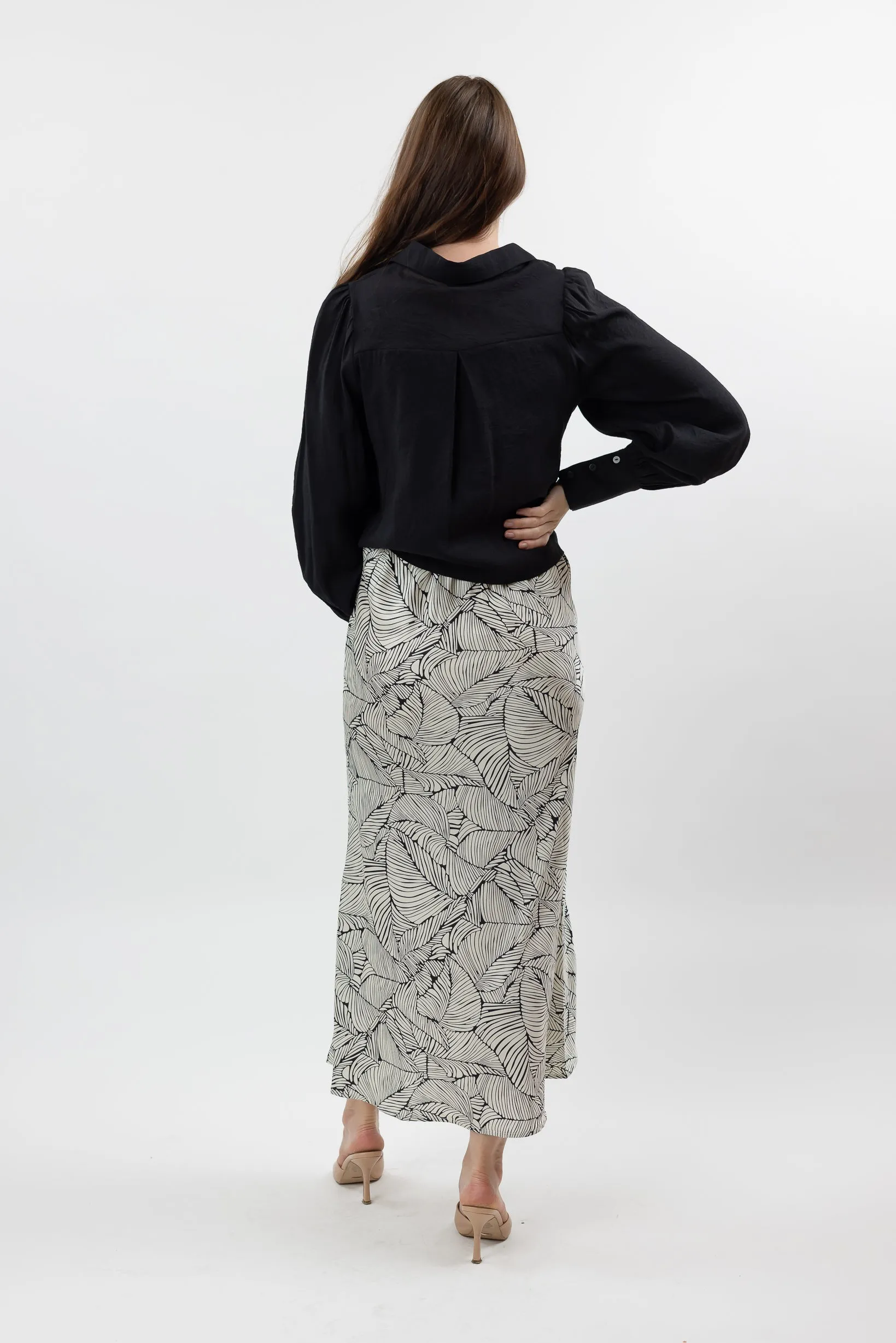 Leafy Maxi Skirt