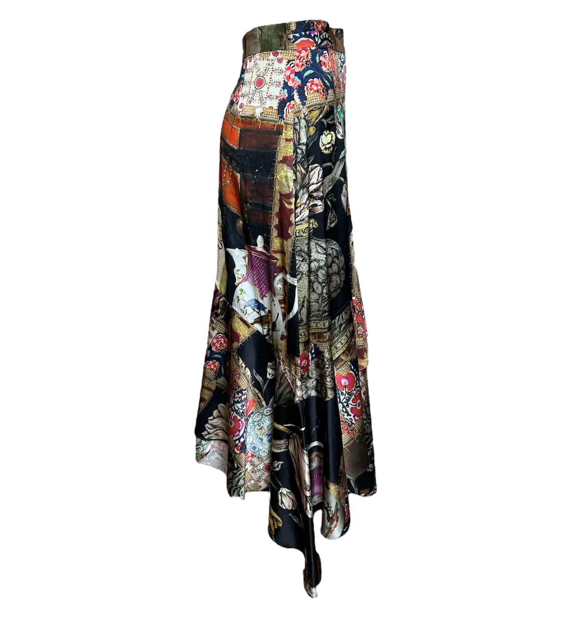 Libertine '19 Bias Cut Novelty Collage Skirt