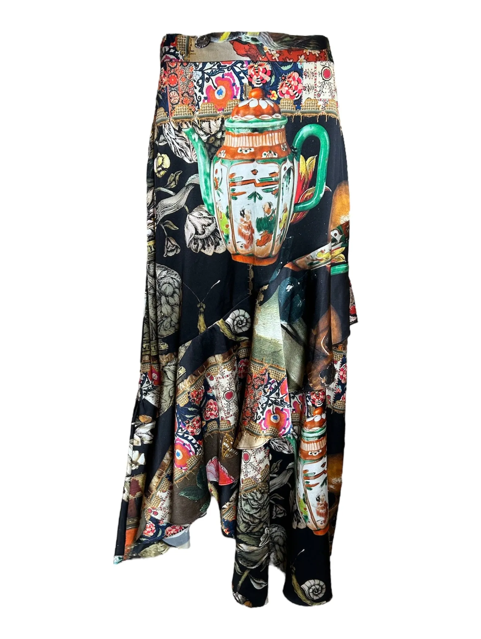 Libertine '19 Bias Cut Novelty Collage Skirt